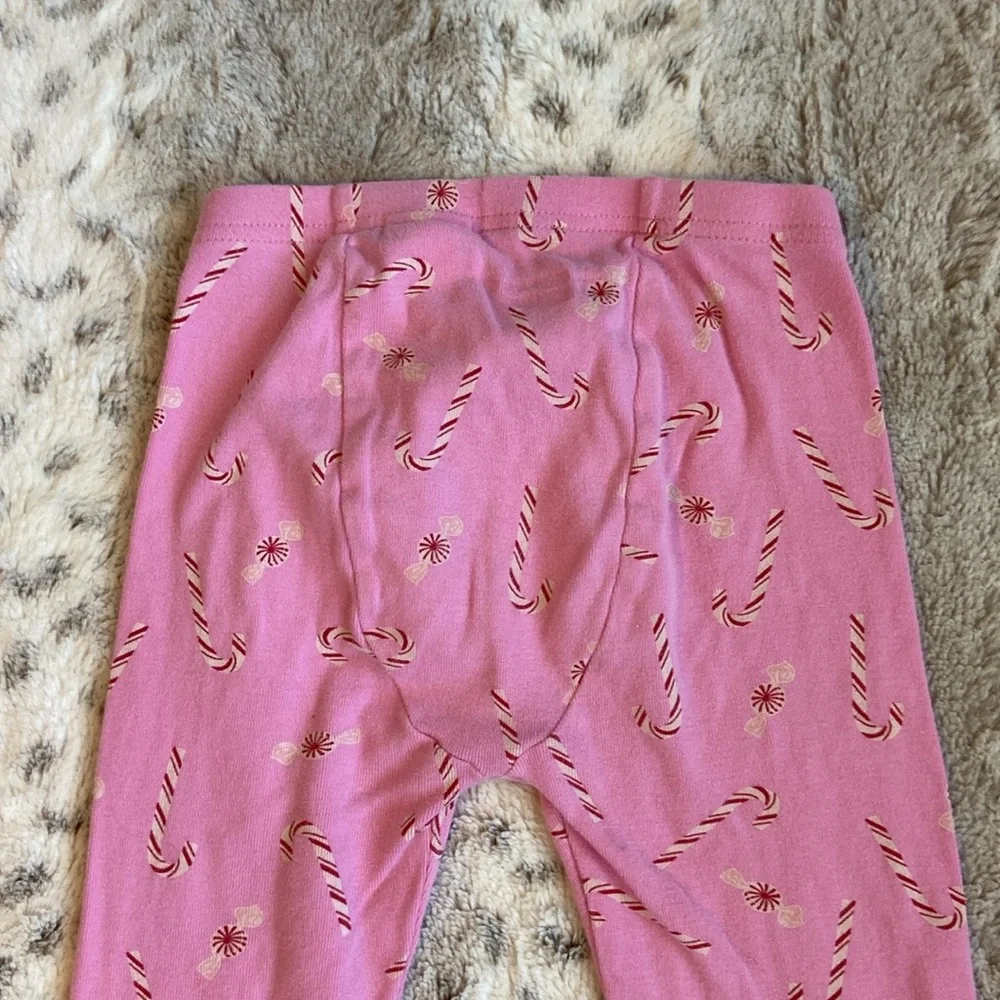 Baby GAP pink candy cane pants girls 5T Christmas holiday party girlhoodcore